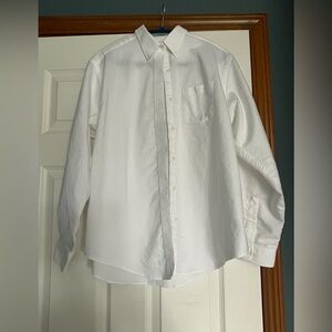 Classic Women’s White Button-Down Shirt